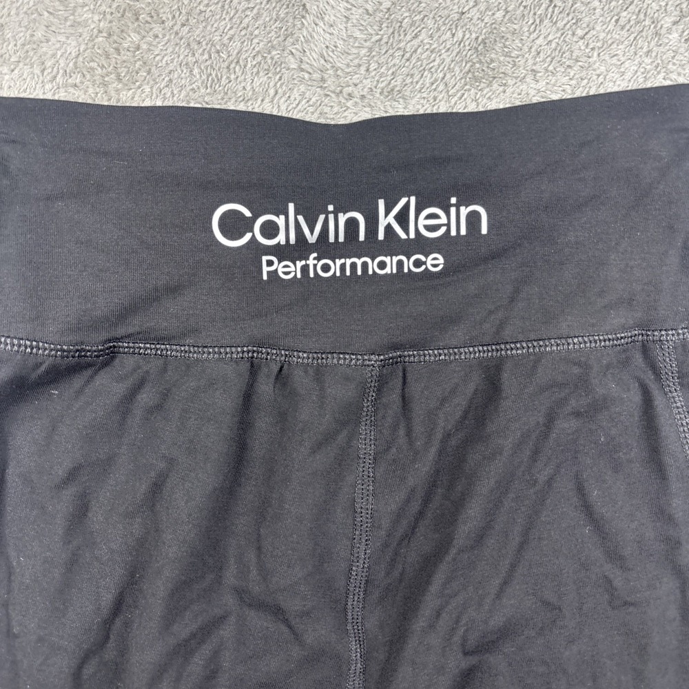Calvin Klein Women's Performance Stretch Shorts Black Size Small - Picture 10 of 11